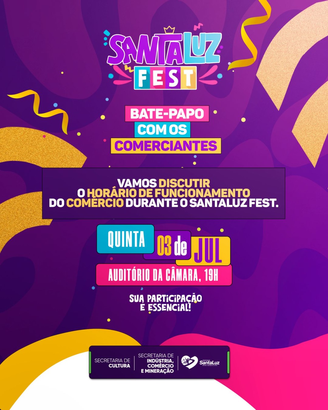 Bate-Papo com Comerciantes - Santaluz Fest