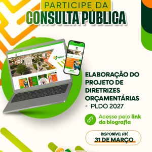 Consulta Pública - Lei de Diretrizes Orçamentárias 2027 - SANTALUZ
